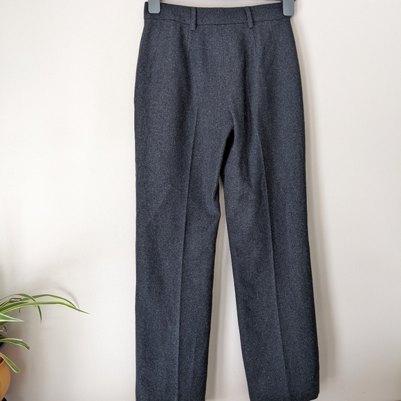 PRADA | charcoal grey wool lined trousers with pockets and ankle zipper detail - Picture 16 of 16